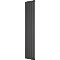 Ximax Camden Aluminium Designer Radiator 1800 x 345mm 2628Btu Anthracite in Anthracite Structure