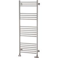 Aeon Tora Designer Towel Radiator 1044 x 500mm Btu 1827 in Brushed Stainless Steel