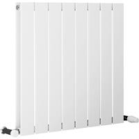 Ximax Oxford Duo Designer Radiator 600 x 595mm 2048Btu in White Steel