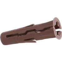 Rawlplug UNO Universal Contract Wall Plug 7mm (96 Pack) in Brown