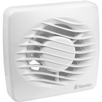 Xpelair DX100 100mm Extractor Fan Standard in White ABS