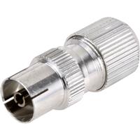 PROception TV (IEC) Coaxial Plug Female Coax Plug (10 Pack) Aluminium