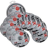 Bosch Thin Metal Cutting Disc 115 x 1 x 22.23mm X-LOCK (10 Pack) Steel