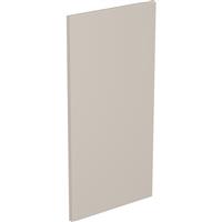 Kitchen Kit Flatpack Slab Kitchen Cabinet Wall End Super Gloss 800mm in Light Grey Mdf