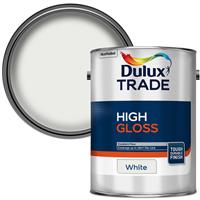 Dulux Trade High Gloss Paint 5L in White