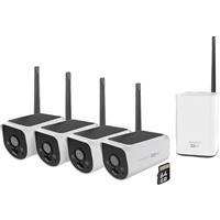Swann Security Swann MaxRanger4K Solar Wireless Security System / 64GB SD Card / 4x NVW-MR4KCAM 4K Cameras