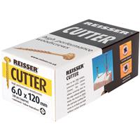 Reisser Cutter Pozi Screw 6.0 x 120mm (100 Pack) in Gold