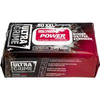 Ultragrime Pro Power Scrub XXL+ Clothwipes 80 pack
