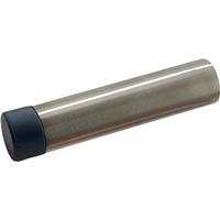 Unbranded Projection Door Stop Satin (2 Pack) in Silver Rubber