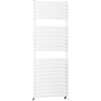 Ximax Bristol Single Panel Towel Radiator 1570 x 600mm 3123Btu in White Steel