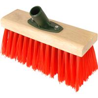 Hill Brush Company Yard Broom Head PVC 10" in Red