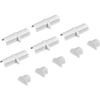 D Line Trade D-Line Trunking Coupler & End Cap Pack Micro+ 5 x Coupler & 5 x End Pack