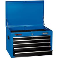 Draper Tool Chest 26 5 drawer in Blue Steel