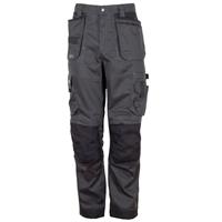 Apache Men's ATS 3D Stretch Holster Pocket Trousers /Black W38/L33 in Grey Polyester/Cotton/Elastane