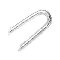 Unbranded Galvanised Staple Pack 25mm in Silver
