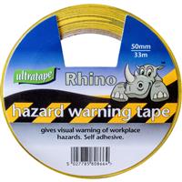 Ultratape Hazard Tape Yellow & Black in Yellow/Black
