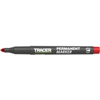 Tracer Permanent Marker Fine in Red Plastic
