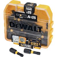 DeWalt Impact Torsion Screwdriver Bit T25 x 25mm (25 Pack) in Black