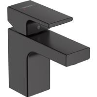 Hansgrohe Vernis Shape Taps Matt Cloakroom Basin Mixer in Black Brass