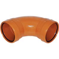 Aquaflow Double Socket Bend 110mm 87.5deg in Terracotta