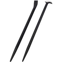 Roughneck Rolling Head Bar & Aligning Bar Set 440mm in Black Steel