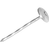 Unbranded Spring Head Nail Pack 65mm in Silver Galvanised Steel