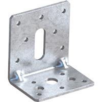 BPC Fixings Heavy Duty Angle Bracket 60 x 40 x 60mm (10 Pack) Pre-Galvanised Mild Steel