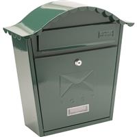 Burg-Wachter Classic Post Box in Green Galvanised Steel