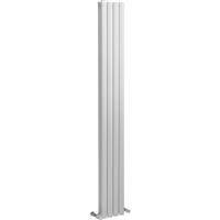 Ximax Bristol Designer Radiator 1800 x 236mm 2369Btu Double in White Steel