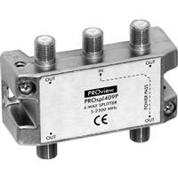 PROception Wideband TV & Satellite Splitter 4 Way