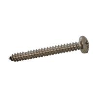 Apex Stainless Self Tapping Pan Head Pozi Screw 1 1/2" x 8 (100 Pack) in Stainless Steel