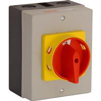 Unbranded Rotary Isolator 4 Pole 32A 15kW 415W Polycarbonate