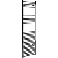 Flume Flat Ladder Towel Radiator 1800 x 500mm 1754Btu in Chrome Steel