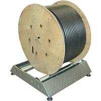 Barton Floor Mounted Cable Reel Dispenser 120 x 560 x 560mm Steel