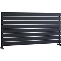 Ximax Oxford Single Horizontal Designer Radiator 595 x 1200mm 2597Btu in Anthracite Steel