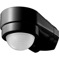 V-TAC PIR Corner Mount Motion Sensor IP65 10m in Black Polycarbonate