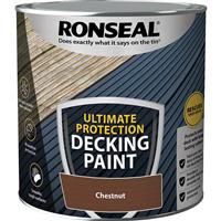 Ronseal Ultimate Protection Decking Paint 2.5L in Chestnut