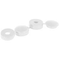 Unbranded Snap-on Cap 6-8g (100 Pack) in White