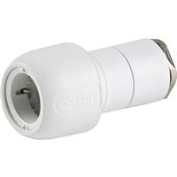 Hep2O Socket / Spigot Reducer 22 x 15mm in White Plastic