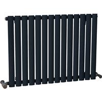 Ximax Bristol Designer Radiator 600 x 816mm 2143Btu Single in Anthracite Steel