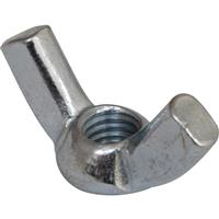 Unbranded Wing Nut M6 (10 Pack) in Silver