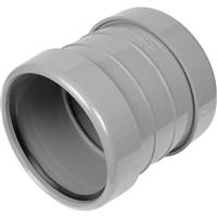 Aquaflow Coupling 110mm Double Socket in Grey Rubber