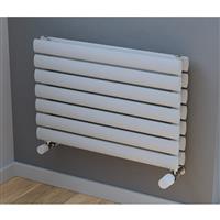Ximax Bristol Double Horizontal Designer Radiator 410 x 600mm 1491Btu in White Steel