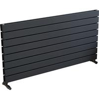 Ximax Oxford Duo Horizontal Designer Radiator 595 x 1200mm 3949Btu in Anthracite Steel