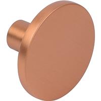 Hafele Como Knob Brushed in Copper Zinc Alloy