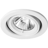 Halolite Cast Ring 240V/12V Adjustable Downlight in White Aluminium