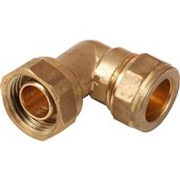 Made4Trade Compression Bent Tap Connector 22mm x 3/4" in Gold