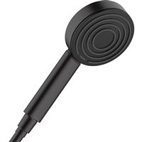 Hansgrohe Pulsify S Single Jet EcoSmart+ 105 Shower Handset Matt in Black ABS