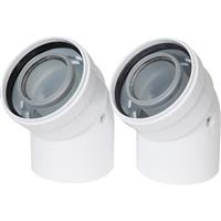 Baxi Flue Bend 135deg (2 Pack) in White