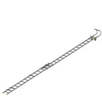 Werner Extending Roof Ladder 4.8m Rubber